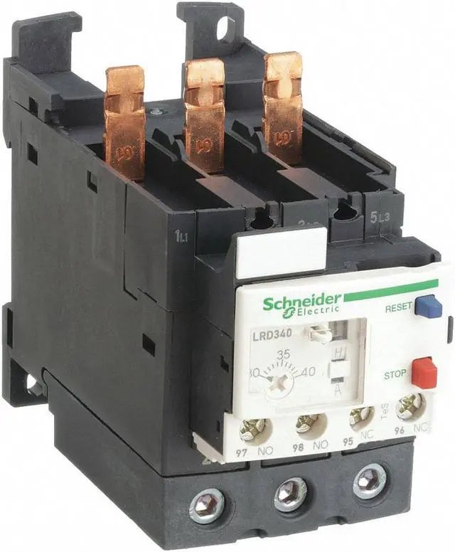 Alt view image 3 of 3 - SCHNEIDER ELECTRIC LRD340 Overload Relay,30 to 40A,Class 10,3P