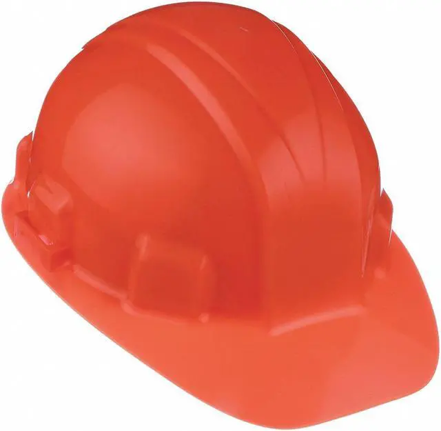 Alt view image 3 of 5 - Hard Hat, FrtBrim, Slttd, 6Rtcht, Hi-Viz Org