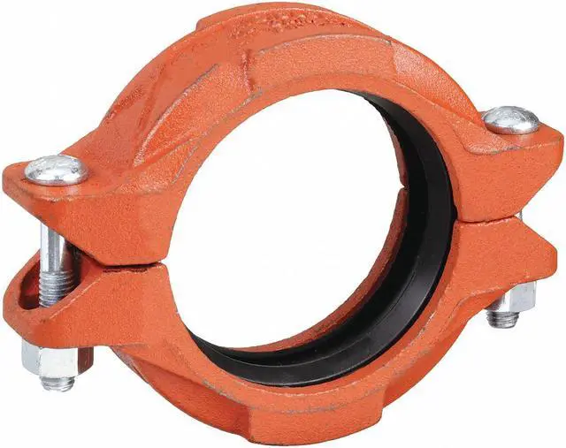 Alt view image 2 of 2 - ZORO SELECT 0390013548 Rigidlok(R) Coupling, 4", Iron, 750 psi