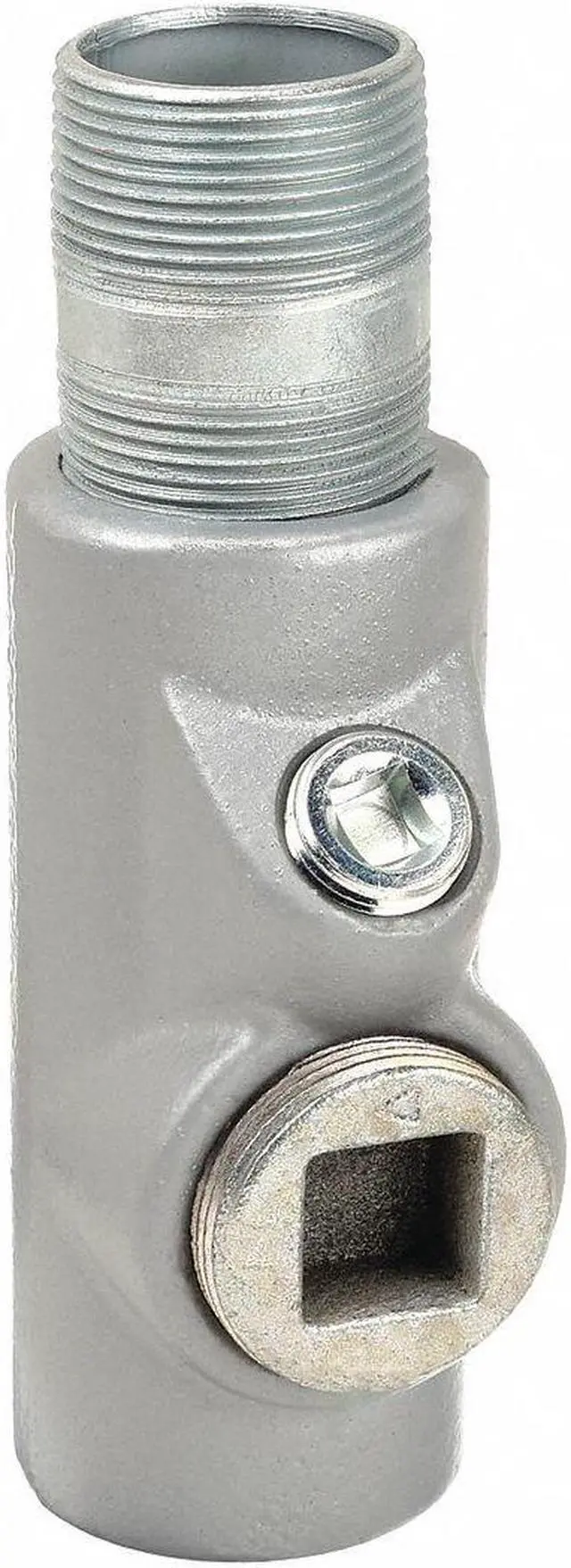 Main image of 5-1/16" Sealing Fitting, 25% Fill, 1-1/4" FNPT x 1-1/4 MNPT Ends, Grayloy Iron