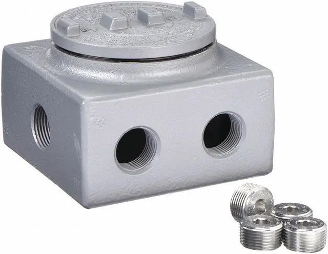 Main image of APPLETON ELECTRIC GRSS75 Conduit Outlet Body,7 Hub,3/4 In.
