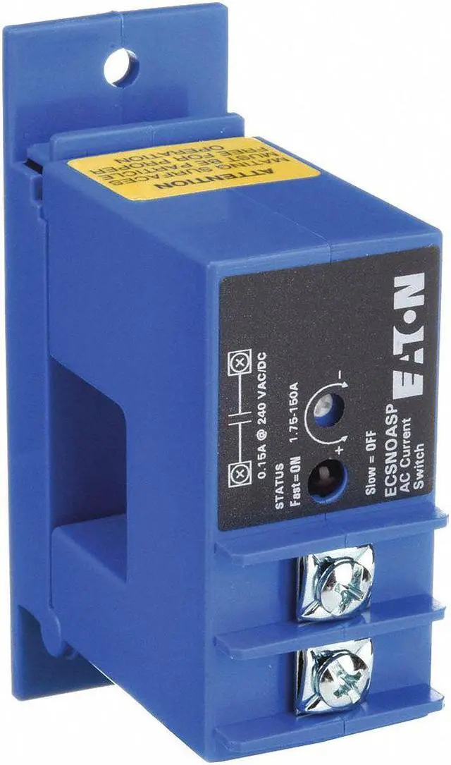 Alt view image 2 of 3 - EATON ECSNOASC Current Sensing Rly,1to150A,Self Powered