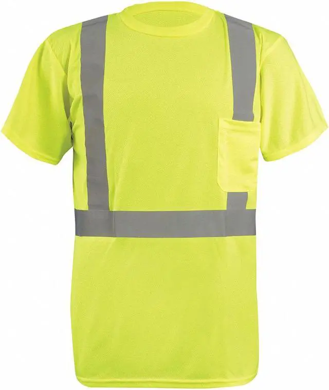 Alt view image 2 of 2 - OCCUNOMIX LUX-SSETP2B-YM Men's T-Shirt, Polyester, Yellow, M