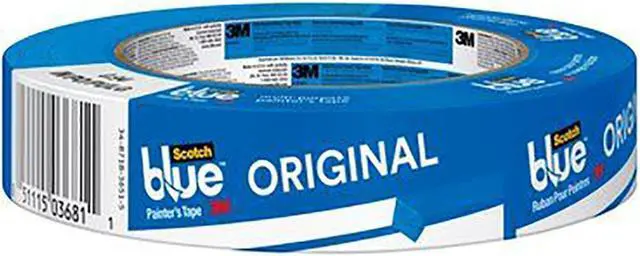 Alt view image 8 of 18 - ScotchBlue Painter's Masking Tape Blue 3" Core 1" x 60yds. 444118