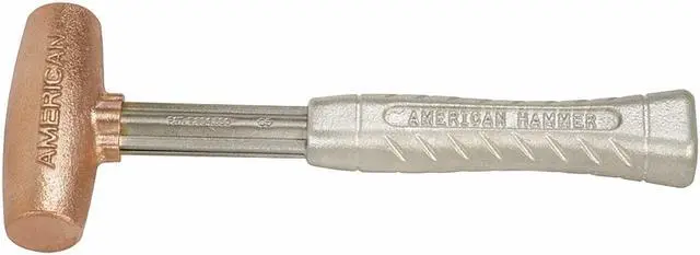 Main image of Double Face Sledge Hammer, 4 lb. Head Weight, 2" Head Width, 12" Overall Length