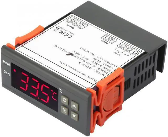 Alt view image 6 of 7 - MH1301B Digital Thermostat Adjustable Electronic Microcomputer Temperature Controller Switch AC220V Microcomputer Controlling