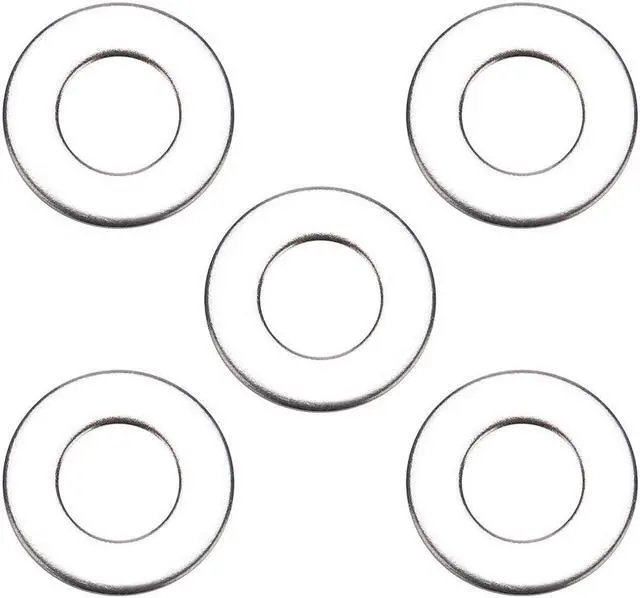 Alt view image 2 of 5 - 110pcs Imperial Standard Stainless Steel Flat Washer Plain Washers Assortment Kit Hardware Tools with Box