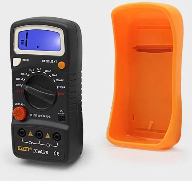 Alt view image 2 of 7 - SZBJ Capacitance Meter DT6013B Handheld Digital Capacitance Meter Capacitor w/ LCD Backlight