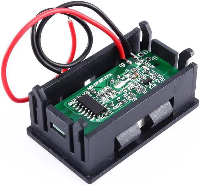 Alt view image 5 of 6 - 12V Acid Lead Lithium Batteries Indicator Battery Capacity Red LED Display Tester with Voltmeter Batterie Capacity Testeur