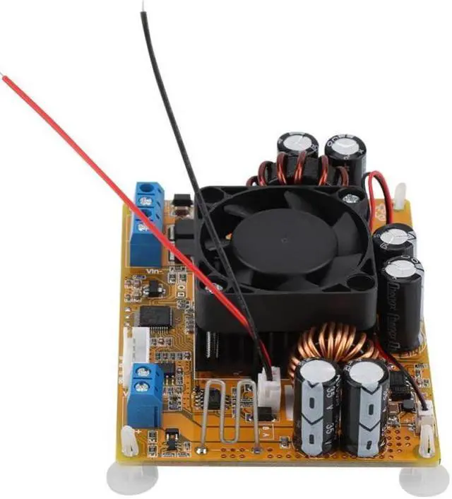 Alt view image 4 of 6 - 160W 5A DC-DC Converters LCD Digital Automatic Step-up Step-down Voltage Module With Fan
