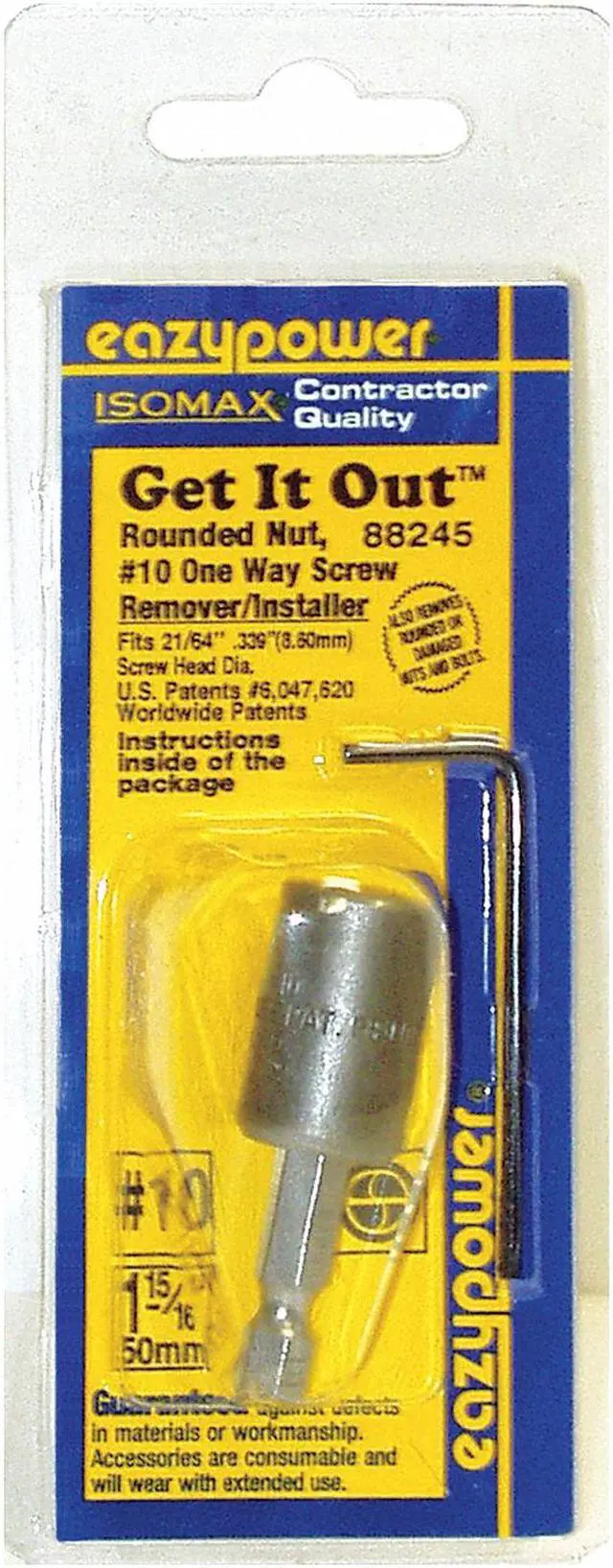 Alt view image 2 of 9 - Eazypower Corp #10 Screw & Nut Remover 88245 Unit: CARD