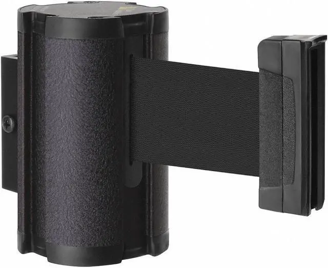 Main image of LAVI INDUSTRIES 50-3010WB/BK Retractable Belt Barrier, Black, 10 ft Length,