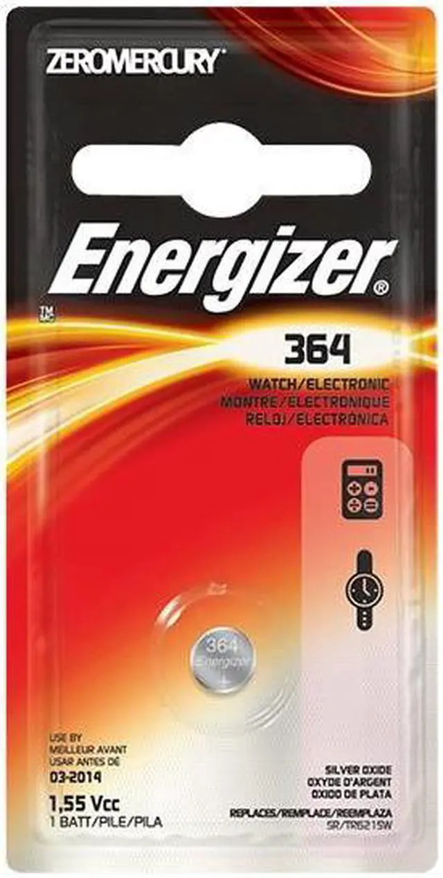Alt view image 3 of 4 - Energizer 1.5V Watch Battery 364BPZ Unit: EACH