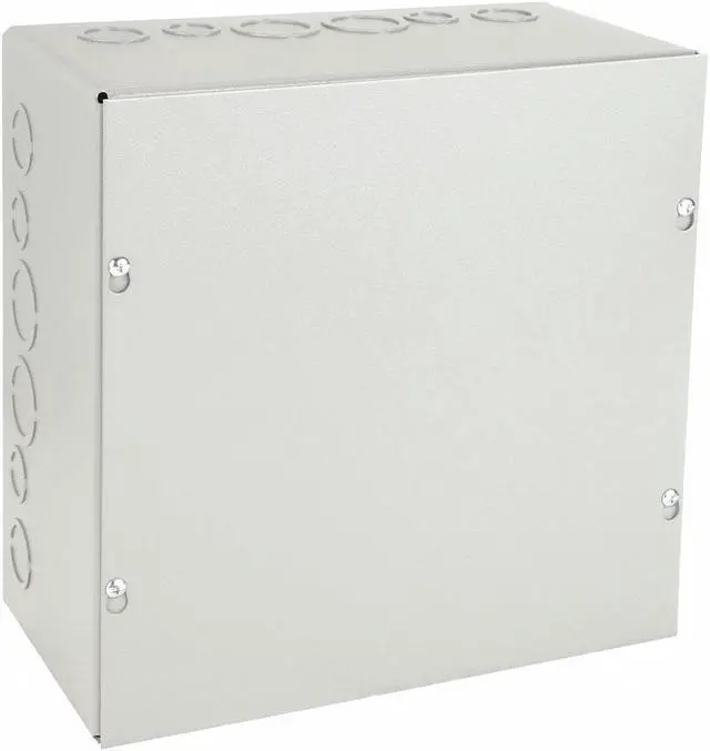 Main image of WIEGMANN SC121206 Wall Mount Electrical Enclosure, Screw On, Metallic, 12 in H,