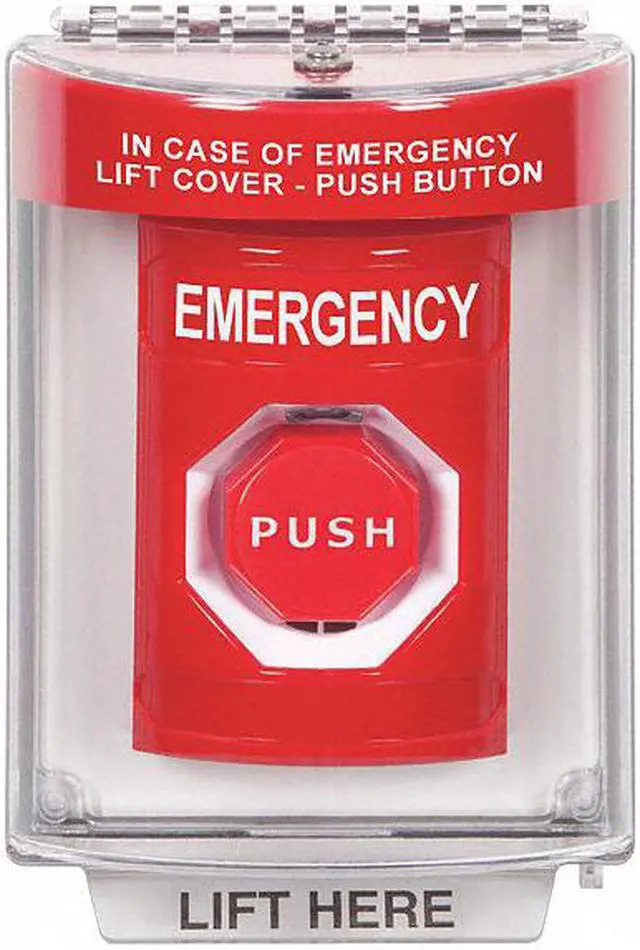 Main image of Safety Technology International Emergency Push Button,Momentary Type SS2045EM-EN