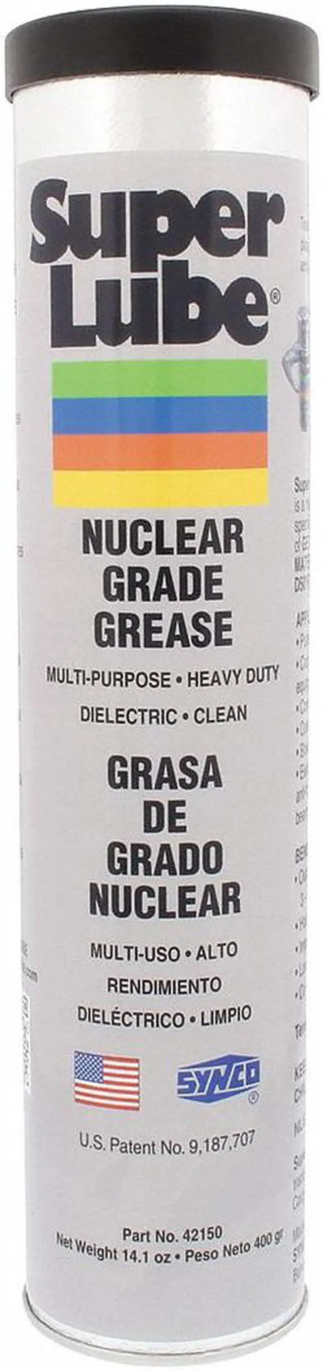 Main image of SUPER LUBE 42150 Nuclear Grade Approved Grease Cartridge, White