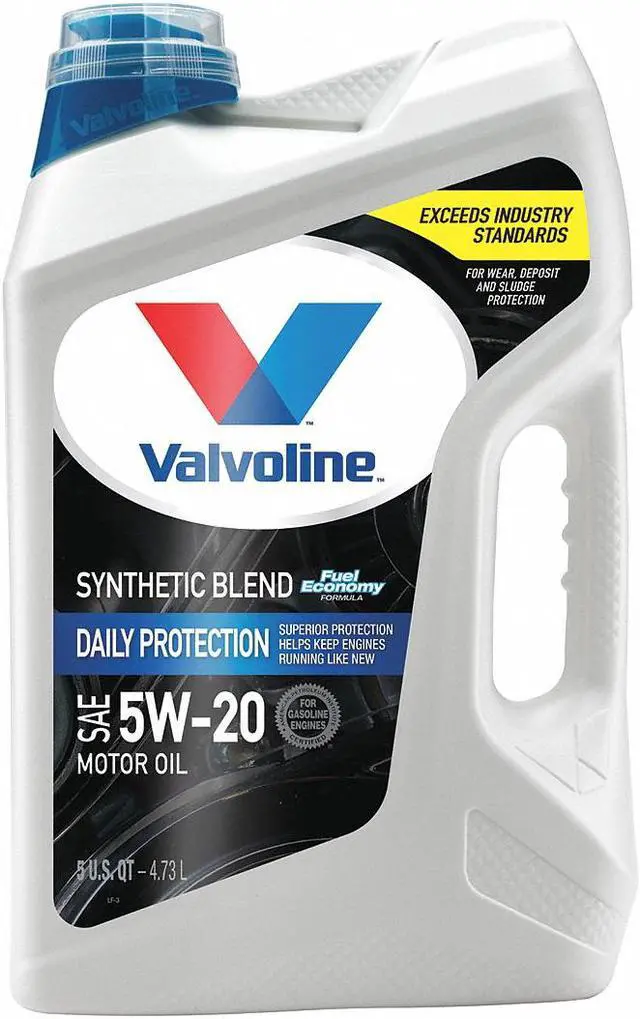 Main image of VALVOLINE 881158 Motor Oil, 5W-20 SAE Grade, 5 Qt.