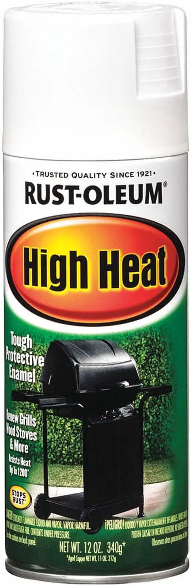 Alt view image 3 of 6 - RUST-OLEUM 7751830 Spray Paint, White, Satin, 12 oz.