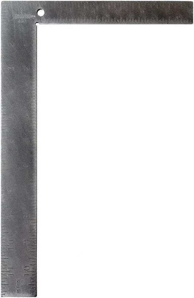 Alt view image 3 of 4 - Johnson Level 430 Steel Carpenter's Square-12" CARPENTER SQUARE
