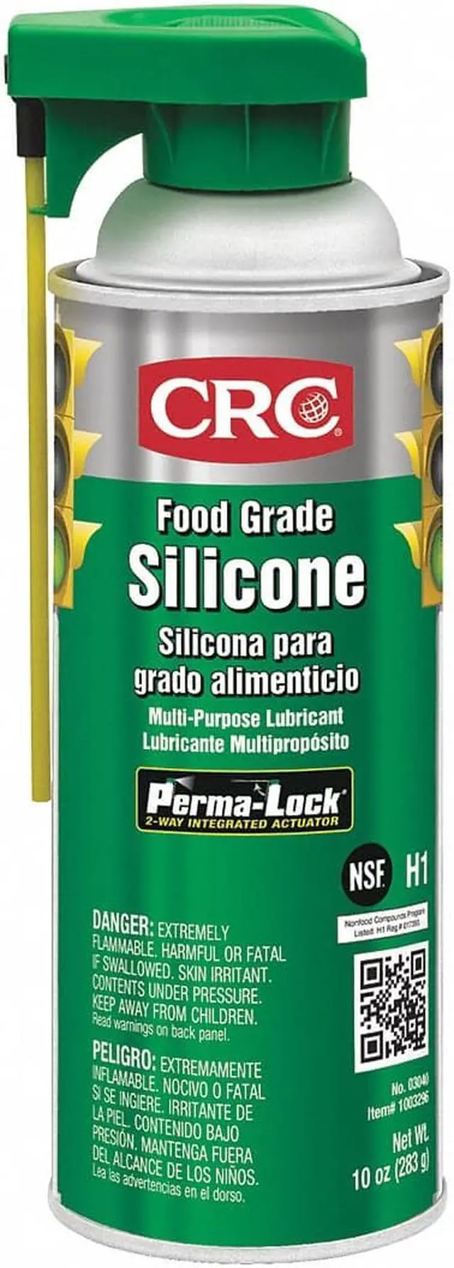 Alt view image 2 of 5 - CRC 03040 Food Grade Silicone, Aerosol Can, 10 Oz.