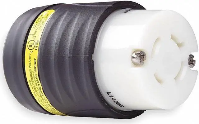 Main image of LEGRAND L1420CGCM Locking Connector, L14-20R, 20 A, 125/250V AC, Three Phase, 3