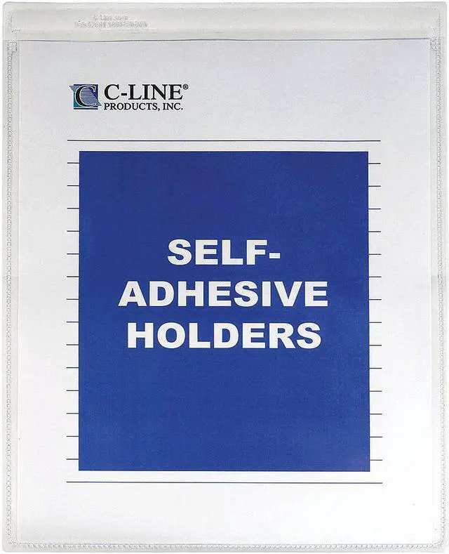 Alt view image 11 of 20 - C-Line 70058 Shop Ticket Holders with Self-Adhesive Back 5 x 8 Clear 50/box
