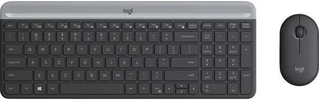 Alt view image 16 of 20 - Logitech MK470 Slim Wireless Combo 920009437