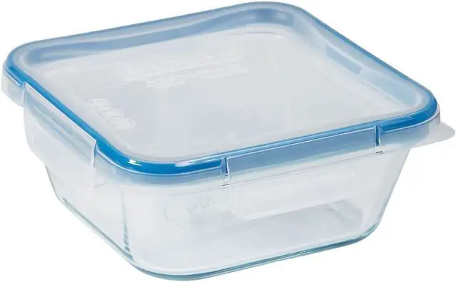 Main image of Snapware Total Solution 4-Cup Square Pyrex Glass Storage Container with Lid