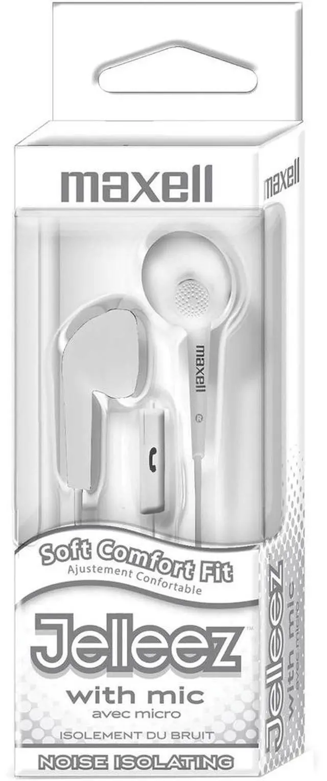 Alt view image 2 of 2 - Maxell Jelleez Earset - Earbud - White