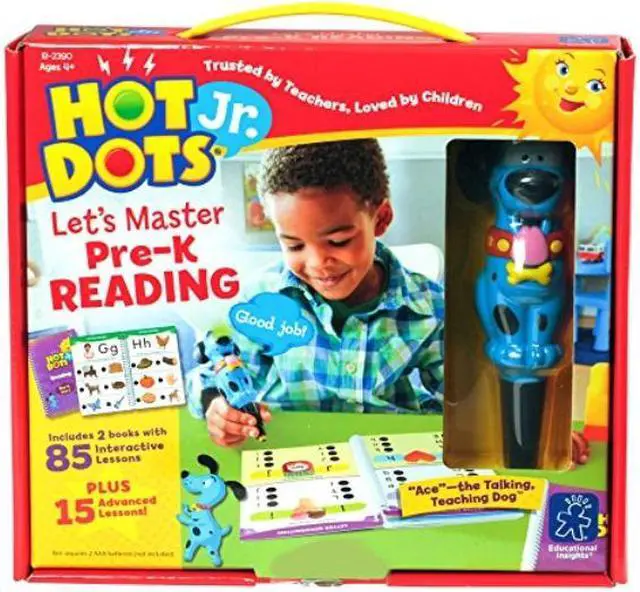 Alt view image 9 of 10 - Educational Insights Hot Dots Jr. Let's Master Pre-K Reading Set with Ace Pen