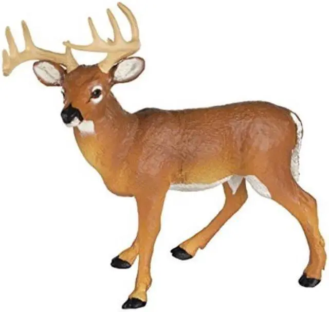 Alt view image 6 of 9 - Whitetail Buck North American Wildlife Figure Safari Ltd