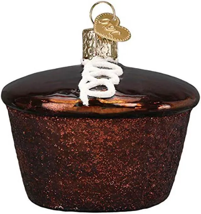 Main image of Old World Christmas Hostess Cupcake Blown Glass 2020 Unique Christmas Ornaments for Christmas Tree Decorations