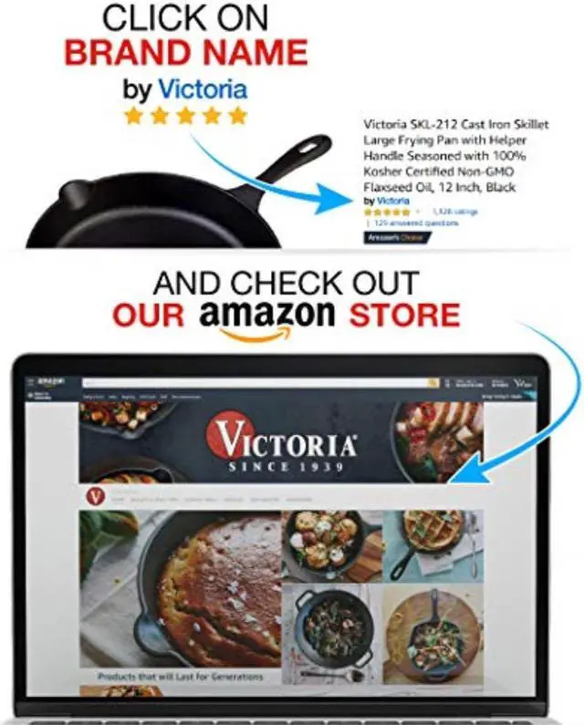 Alt view image 2 of 2 - Victoria 8 inch Cast Iron Tortilla Press and Pataconera, Original Made in Colombia, Seasoned