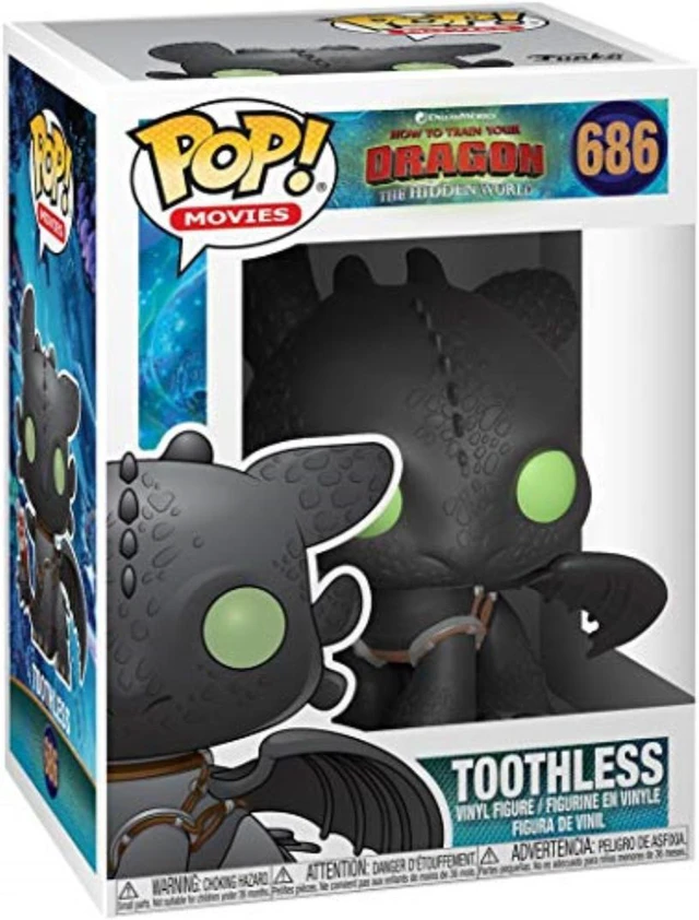 Alt view image 6 of 7 - Funko POP! MOVIES: How to Train your Dragon - Toothless - 36355
