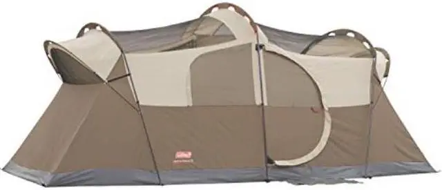 Alt view image 8 of 9 - Coleman WeatherMaster 10 Person 2 Room Family Camping Tent | 17' x 9'