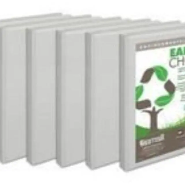Alt view image 3 of 6 - Samsill I08917 Earth's Choice View 1/2" Round 3-Ring Binder, White, 6/Pack