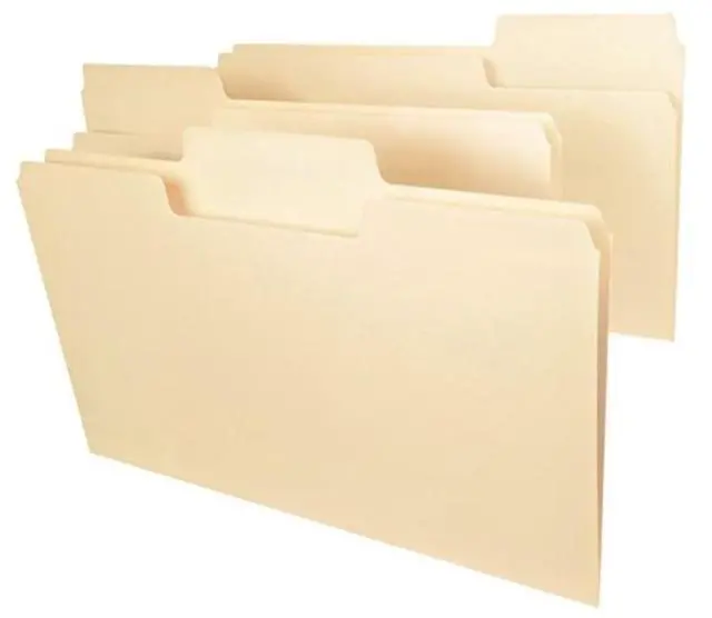 Alt view image 8 of 18 - Smead 15401 - SuperTab Heavyweight Folder, Manila, 1/3 Cut, Legal, 50/BX