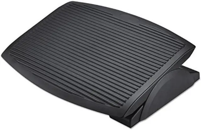 Alt view image 5 of 13 - Alera Ergo Tilt Footrest 13 3/4w x 17 3/4d x 3 3/8 to 5 1/8h Black FS312