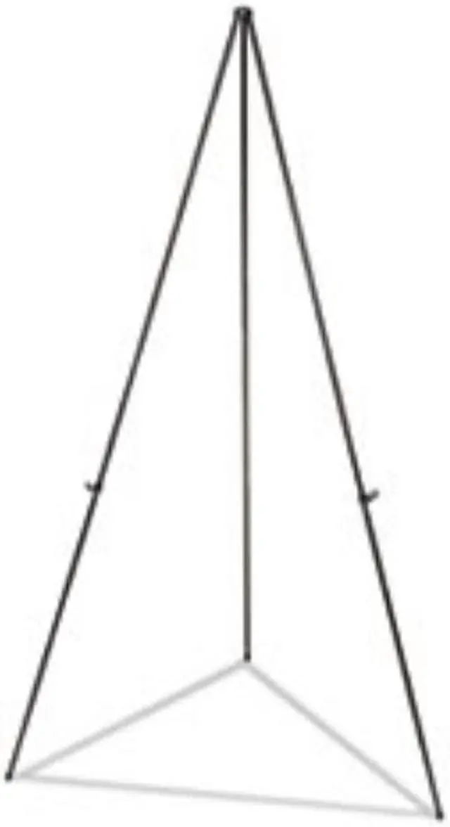 Alt view image 5 of 20 - UNIVERSAL Instant Setup Foldaway Easel Adjusts 15" to 61" High Steel Black 43029