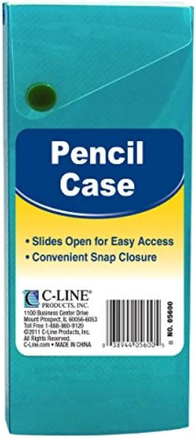 Alt view image 5 of 8 - C-Line Products Slider Pencil Case, 1 Pencil Case (Color May Vary)