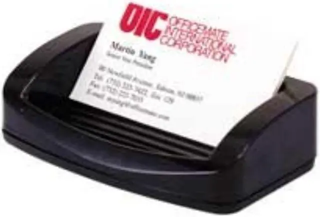 Alt view image 12 of 15 - OFFICEMATE 22332 Business Card/Clip Holder