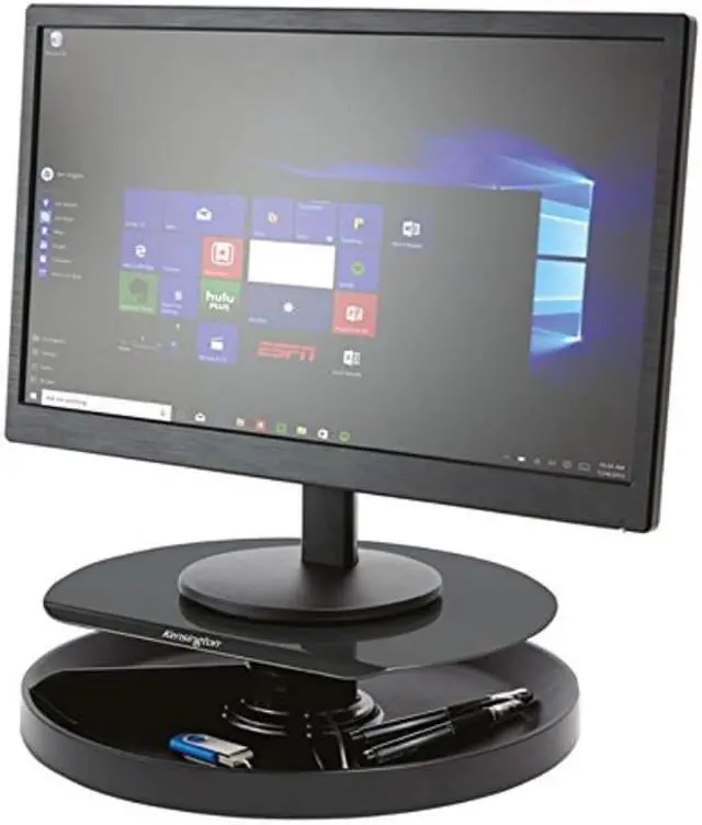 Alt view image 4 of 16 - Kensington Monitor Stand SmartFit 12-3/5"Wx12-3/5"Dx3-1/10"H Black 52787