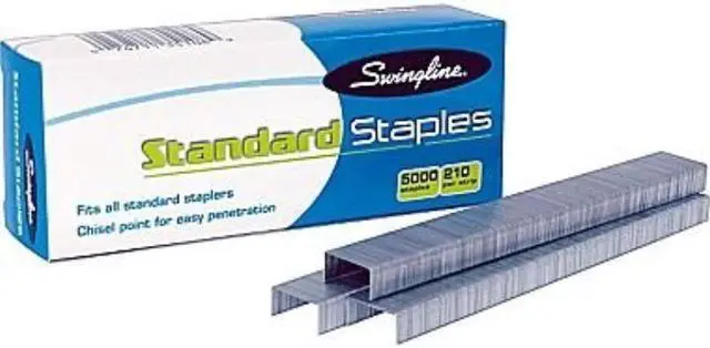 Alt view image 12 of 16 - Swingline Standard Chisel Point Staples, 5/pk