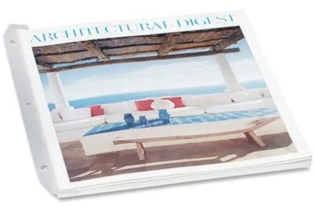 Alt view image 13 of 14 - Baumgartens Catalog/Magazine Organizer Strips 3 Ring 11-5/8"L 12/PK CL JT9000