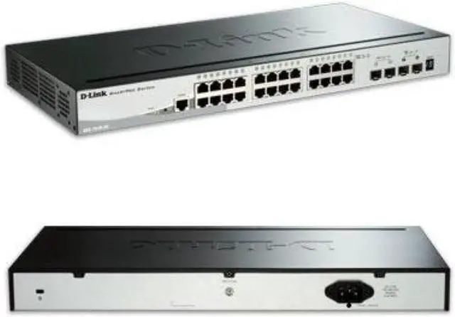 Alt view image 3 of 10 - D-LINK BUSINESS DGS-1510-28X SmartPro 24Port Gigabit Switch