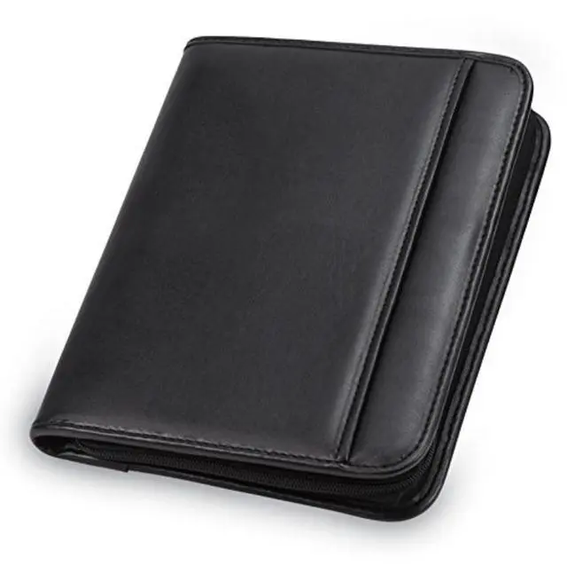Alt view image 4 of 12 - Samsill Junior Professional Padfolio with Secure Zippered Closure 10.1 Inch Tablet Sleeve and 7 by 10 Inch Notepad Black Junior 70821