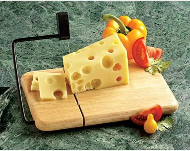 Alt view image 4 of 7 - Prodyne 805B Thick Beech wood Cheese Slicer