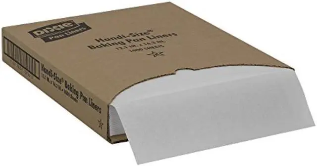 Main image of Dixie grease-Proof Non-Stick Pan Liner by gP PRO (georgia-Pacific), White, HS1000, 16.38 Length x 12.19" Width, (case of 1,000)