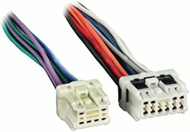 Alt view image 9 of 9 - METRA 71-7550 NISSAN 1995 - UP REVERSE WIRE HARNESS PLUGS INTO OEM RADIO NEW