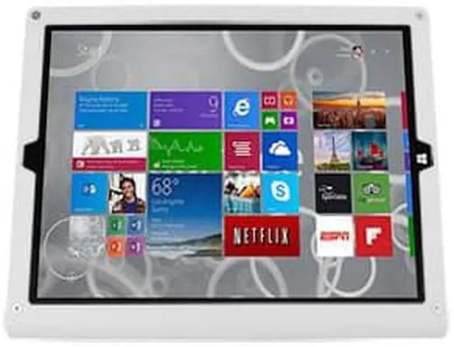 Alt view image 4 of 5 - WindFall Stand + Kensington ClickSafe Cable Lock for Surface Pro 3/4, Grey White